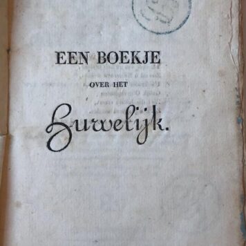 Een boekje over het huwelijk of aanleiding tot huisselijk geluk (huiselijk geluk). Een boekje over het huwelijk. Vertaald uit het Duits, Gravenhage, 1821, (8)+62+(1) pp.