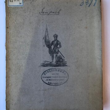 [Heraldic coat of arms 1843] Abschilderung u. Abschrift aller Figuren, Wappen u. Gemalde nebst Aufschriften, welche in der Schlacht-Kapelle bei Sempach gemalt zu sehen, so wie selbe, nach den alten Urbildern, im Jahr 1756, erneuert worden. Luzern, 1843.