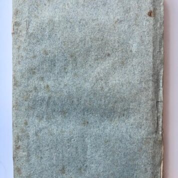 [Printed book, Indie, VOC, East and West Indies, 1796] Rechtsgeleerd advis in de zaak van den gewezen stadhouder en over deszelfs schrijven aan de gouverneurs van de Oost- en West Indische bezittingen, door B. Voorda en J. Valckenaer, z. pl. 1796, 12+274+62 pag. Gedrukt.