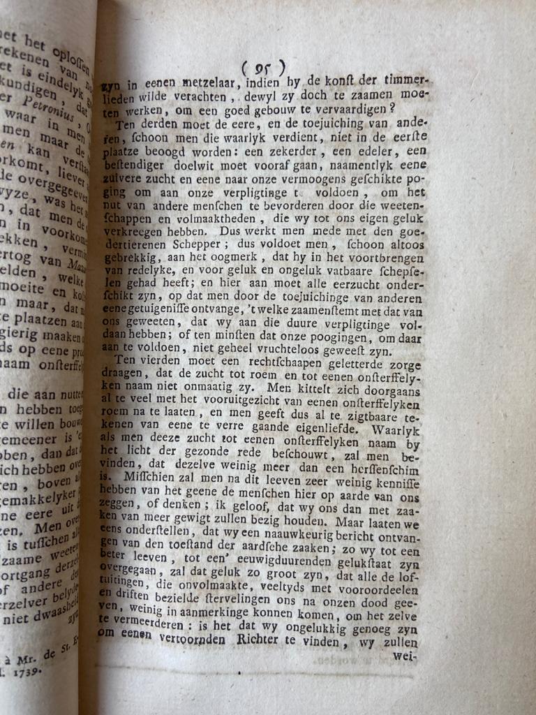 [Dutch magazine 1749-1760, complete bound set] De Nederlandsche Spectator, Leiden, Pieter van der Eyk 1749-1760 (12 parts in 6 volumes).