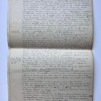 [Manuscript, 19th century] Biografie van Adrianus Poirtiers S.J., opgesteld door L. Janssen, 19e- eeuws, manuscript, folio, 16 pag.