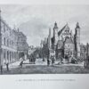 [Modern print, reproduction, The Hague] 13. Het binnenhof in 1768 door Paulus Constantijn La Fargue, 1 p., published 20th century.