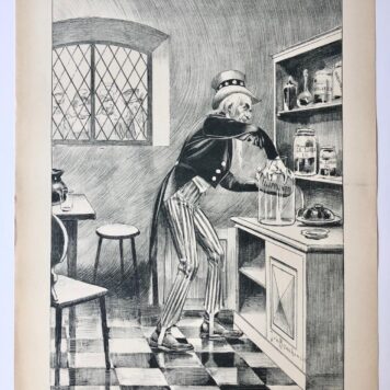 [Original lithograph/lithografie by Johan Braakensiek] Amerika en de Philippijnen, 30 April 1899, 1 pp.