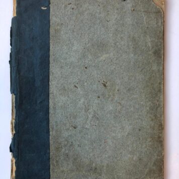 [Almanac, 1816] Van Zwaamens en Thomsons Almanak voor 1816, Rotterdam [1815], 4°, 32 pag. gedrukt. Wit doorschoten met ms. aantekeningen. Illustraties in houtsnede door Lubeek.