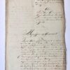 MILITARIA; SWEERTS DE LANDAS, HULST--- Eigentijdse kopie van een brief d.d. 's-Gravenhage 19-1-1814 van de commissaris-gen. van het Dep. van Oorlog aan Jacob Dirk baron Sweerts de Landas (1759-1820). Manuscript, 2 pag. Getekend voor kopie door kapitein J. Hulst.