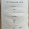 [History The Hague 1822] Het 's Gravenhaagsche Bosch, dichtstuk door Mr. Jacob Carel van de Kasteele, tweede druk, Gravenhage en Amsterdam bij de Gebroeders van Cleef 1822, 48 pp.