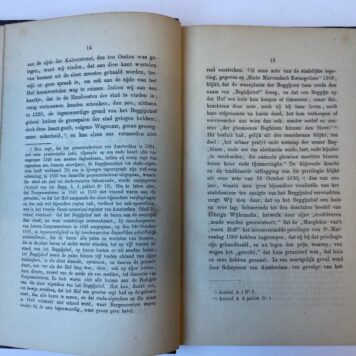 Geschiedenis van Het Beggijnhof te Amsterdam, 's-Hertogenbosch 1870, 148 pag., geb. in half linnen.