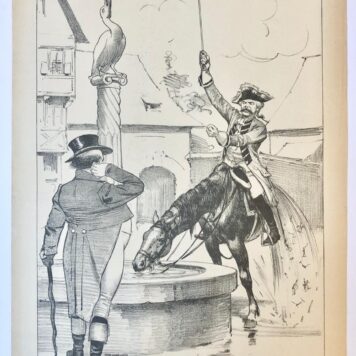[Original lithograph/lithografie by Johan Braakensiek] Kitchener's Overwinningen, 10 November 1901, 1 pp.