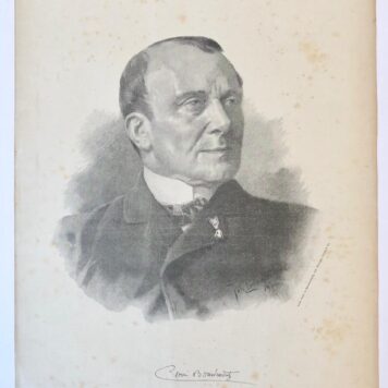 [Original lithograph/lithografie by Johan Braakensiek] Louis Bouwmeester, 15 December 1901, 1 pp.