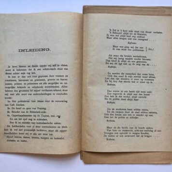[Satirical songs, Amsterdam, 1890] Spotliederen op Gijs van Tienhoven, burgemeester van Amsterdam, ca. 1890. Gedrukt, 16 pag.