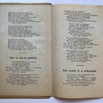 [Satirical songs, Amsterdam, 1890] Spotliederen op Gijs van Tienhoven, burgemeester van Amsterdam, ca. 1890. Gedrukt, 16 pag.