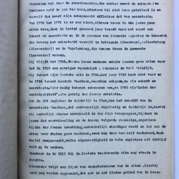 [Typed document, 1948] Getypt afschrift van een register trouwen en begraven van de heerlijkheid Berkenrode (onder Heemstede) 1756-1811. Vervaardigd door A.W. Brave, 1948, 10+35 pag. in omslag.