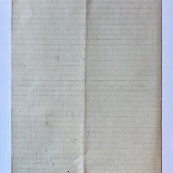 [Manuscript, death, inventory, 1845] Successiememorie en boedelinventaris van Albert Ahlers, overleden te Amsterdam 21-4-1845. Manuscript, folio, 5 pag.