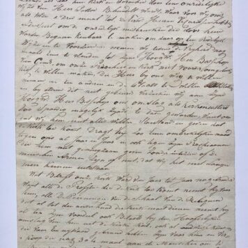 [Diverse documents, Theology, 1833] Dossier over het ontslag van de pastoor van Paulus Polder (gem. Stoppeldijk, Zeeuws Vlaanderen), L. van den Ende, 1833. Manuscript, 5 stukken, 10 pag.