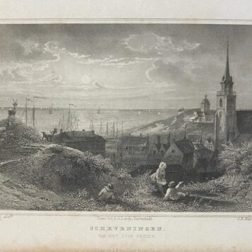 [Lithography, Scheveningen, The Hague] Scheveningen, van het duin gezien, 1 p.