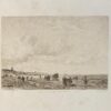 [Lithography, Scheveningen, The Hague] Strandgezicht bij Scheveningen, 1 p.