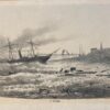 [Lithography, lithografie, Scheveningen, The Hague] Het strand, 1p.