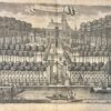 [Antique print, etching, The Hague] Binckhorst, published ca. 1735.