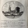 [Original etching/Antique print/prent/ets] Het Dorp Voorschoten. With the full textpages from the De Nederlandsche Stad en Dorp Beschrijver (1793 - 1801), 34 pp. Print with 6 verses under the illustration.