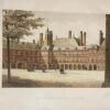 [Large Lithograph, lithografie, The Hague] Het Stadhouderlijk kwartier (Binnenhof Den Haag), 1 p., published 19th century.