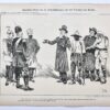 [Original lithograph/lithografie by Johan Braakensiek] Amerika's Nota aan de onderteekenaars van het Tractaat van Berlijn, 12 October 1902, 1 pp.