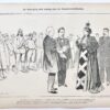 [Original lithograph/lithografie by Johan Braakensiek] De bedreiging met staking door de Gemeente-werklieden, 15 Februari 1903, 1 pp.