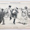 [Original lithograph/lithografie by Johan Braakensiek] Koning Edward VII in Frankrijk, 3 Mei 1903, 1 pp.