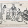 [Original lithograph/lithografie by Johan Braakensiek] De Lawa-Spoorweg in de Tweede Kamer, 17 Mei 1903, 1 pp.