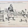 [Original lithograph/lithografie by Johan Braakensiek] De Sultan en zijn vijanden op het Balkan-Schiereiland, 16 Augustus 1903, 1 pp.