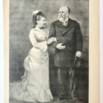 [Original lithograph/lithografie by Johan Braakensiek] Voor vijf-en-twintig jaren, 24 Januari 1904, 1 pp.