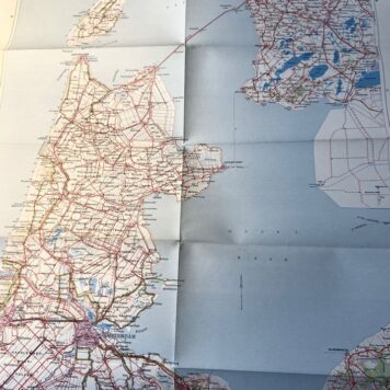 [Cartography, Noord-Holland] Rutgers'Kaart van Noord Holland, schaal 1: 200.000, voor automobilisten, voor motorrijders, voor wielrijders, voor wandelaars, N.V. Uitg. Mij A. Rutgers, Naarden, ca 1930-1945, 1 p.