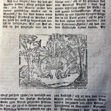 [Literature with woodcuts, 1780?] De vrouwen-peirle, ofte dryvoudige historie van Helena de verduldige, Griseldis de zagtmoedige, en Florentina de getrouwe, alle dry aenzienlyk in vele deugden, maar meest in lydzaemheyd die zy in tegenspoed, overlast en beproevinge getoond hebben. Genomen uyt de oude historien en nieuwelings tot voordeel der jongheyd overzien, by-een vergaderd en zeer verbeterd. Gent, J. Begyn, [ca. 1780?], 56 pp..