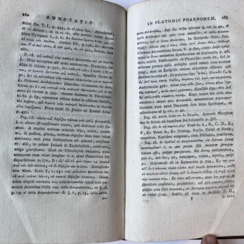 [Classical literature, Plato, Price Binding Nijmegen, 1810] Platoonos Phaidoon Platonis Phaedon. Explanatus et emendatus prolegomenis et annotatione Danielis Wyttenbachii. Leiden, D. Haak en Co. & A. and J. Honkoop, 1810, [4]+64+366 pp.