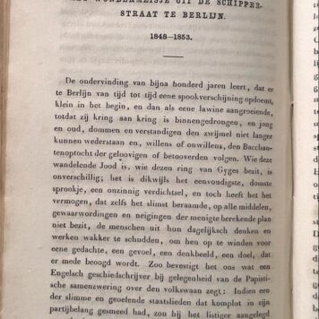 [Criminality, 1870] Langs kronkelwegen. Belangrijke historische verhalen uit het lijfstraffelijk recht, naar het Hoogduitsch. 2 delen, Schoonhoven, S. en W.N. van Nooten, [ca. 1870].
