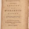 [Vlaardingen, 1801] Berigt wegens Vlaardingen, bijzonder omtrent het Weeshuis aldaar, Ter Boekdrukkerije van N. Cornel, te Rotterdam, 1801, 14 pp.
