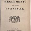 [Schiedam, 1841, Rare] Havenreglement, voor de stad Schiedam, M. Goude, Stadsdrukker, Te Schiedam, 1841, 19 pp.