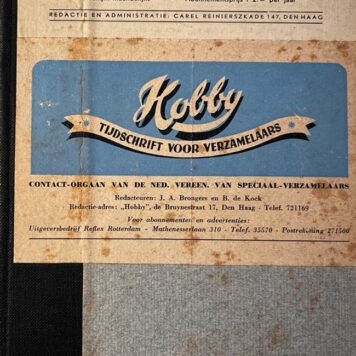 [Collecting 1946-1949] Hobby. Tijdschrift voor verzamelaars jrg. 1 t/m 3 in afleveringen, 1946-1949, compleet, geïll.