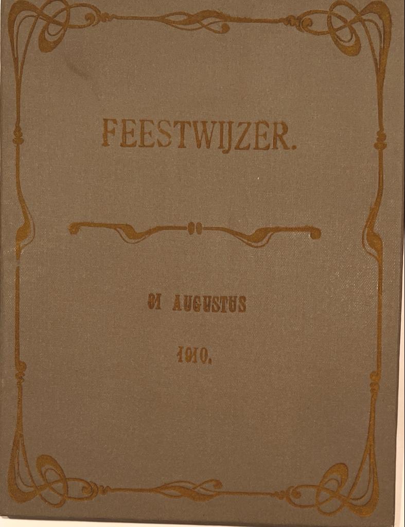 [Delft, 1910, feestwijzer, Rare] Feestwijzer, 31 Augustus 1910, Delft, 14 pp.