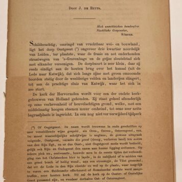 [Loose article, Oegstgeest] Eene spookgeschiedenis, Oestgeest, p. 162-180.
