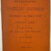 [History Delft, Nieuwe Kerk Graftomben, 1901, Rare] Beschrijving van de vorstelijke graftomben en het Gedenkteeken van Hugo de Groot in de Nieuwe Kerk te Delft, Op verzoek van H. H. Kerkvoogden, Derde druk, P. J. Koumans, Delft, 1901, niet in de handel, 16 pp.