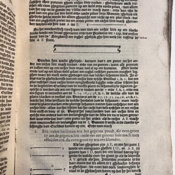 [Maths, Science, Meetkunde, geometry, 1622] Meetkonst in XXVII boecken vervat. Uit het Latijn in 't Neerduyts overgheset by Dirck Hendrickx Houtman. Oversien (...) door W. Snellium. Amsterdam, W.J. Blaeuw 1622, 4°. (20)+221+(5) pp.