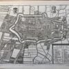 [Cartography Alkmaar, ca 1740] Antique map of Alkmaar printed by Tirion, in good condition, 18 x 22 cm.