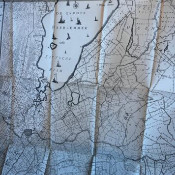 Two topographical maps of Rijnland, belonging with H. van der Linden 