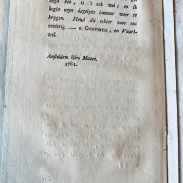 [Literature, Women, 1781] Brieven over verscheiden onderwerpen uitgegeven door E. Bekker, weduwe Ds. Wolff en A. Deken, Three volumes, 's Hage by Izaac van Cleef, 1780-81, 325+312+296 pp.