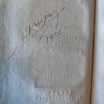 [Literature, Women, 1781] Brieven over verscheiden onderwerpen uitgegeven door E. Bekker, weduwe Ds. Wolff en A. Deken, Three volumes, 's Hage by Izaac van Cleef, 1780-81, 325+312+296 pp.