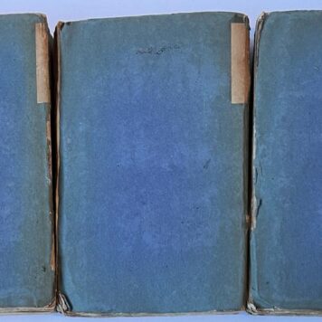 [Literature, Women, 1781] Brieven over verscheiden onderwerpen uitgegeven door E. Bekker, weduwe Ds. Wolff en A. Deken, Three volumes, 's Hage by Izaac van Cleef, 1780-81, 325+312+296 pp.