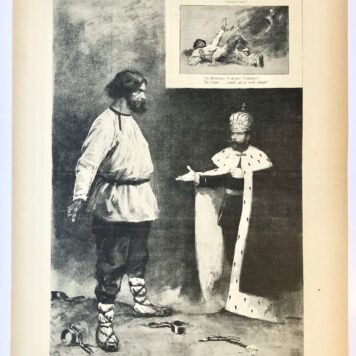 [Original lithograph/lithografie by Johan Braakensiek] Na de Oekase van den Czar, 5 November 1905, 1 pp.