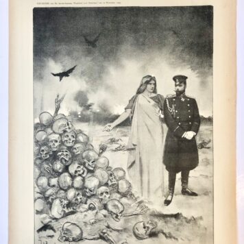 [Original lithograph/lithografie by Johan Braakensiek] Een nieuwe orde van zaken voor Rusland? 12 November 1905, 1 pp.