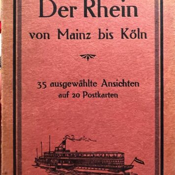 [Germany, ca 1900] Der Rhein von Mainz bis Köln: 35 ausgewählte Ansichten auf 20 Postkarten.