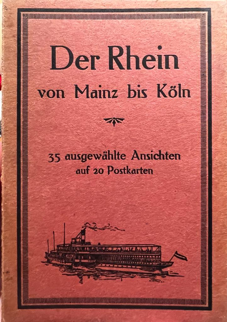  - [Germany, ca 1900] Der Rhein von Mainz bis Kln: 35 ausgewhlte Ansichten auf 20 Postkarten.
